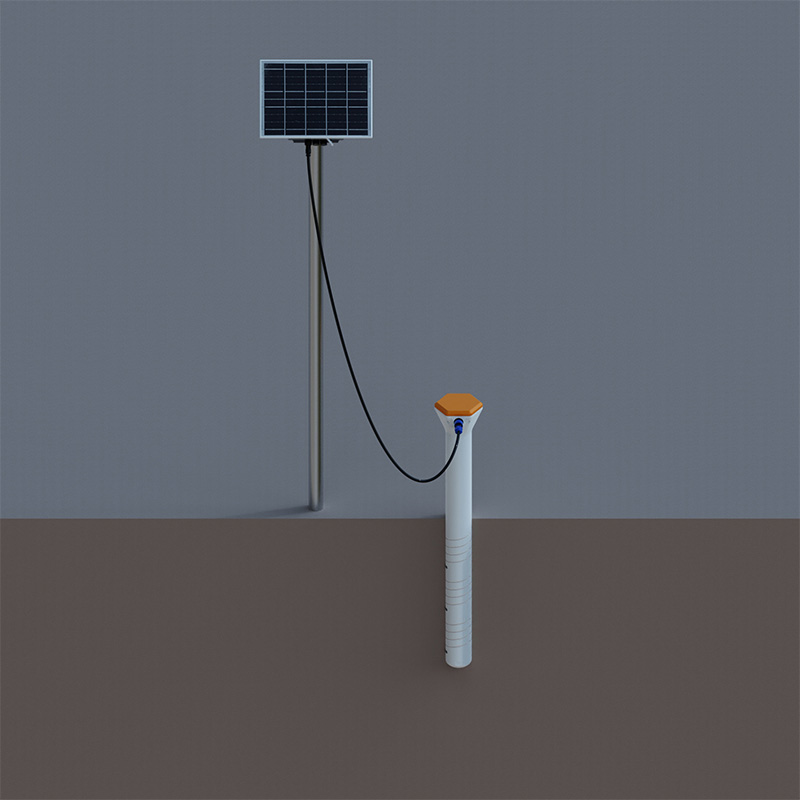 Soil profile moisture meter structure diagram