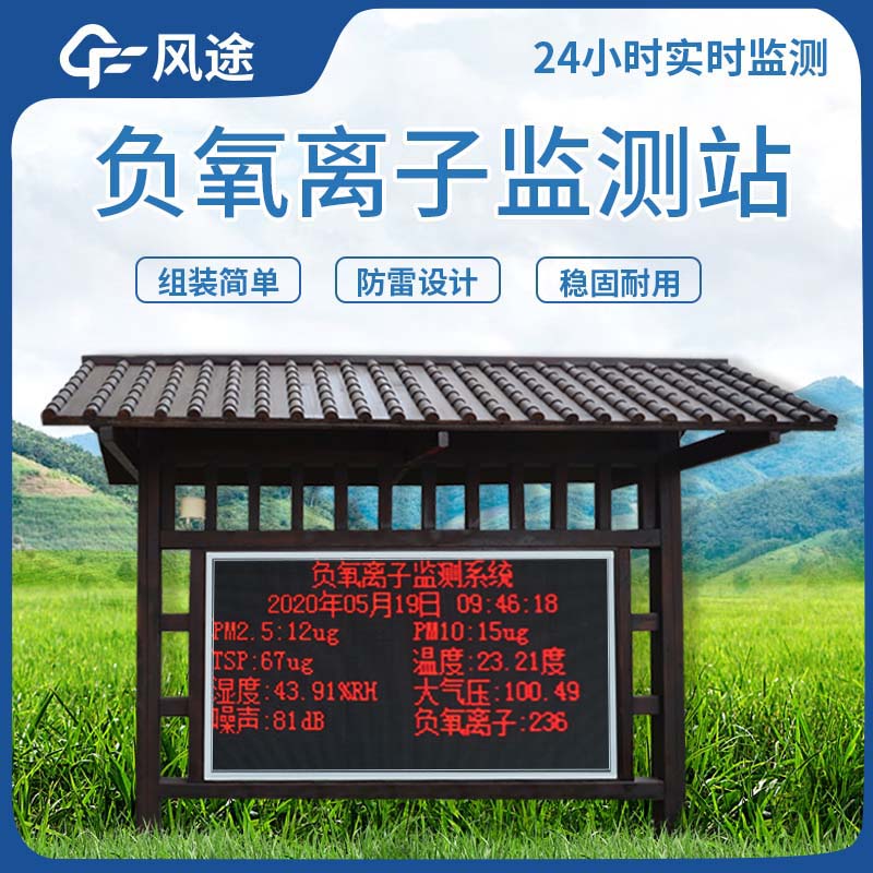 FT-FZ4 Negative Oxygen Ion Monitoring Station: Precision Data for a Greener Tour
