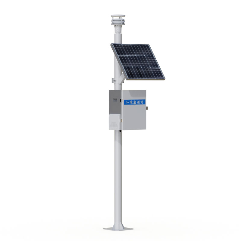 Meteorological monitoring equipment measures temperature, humidity, wind pressure, rainfall, and solar radiation parameters