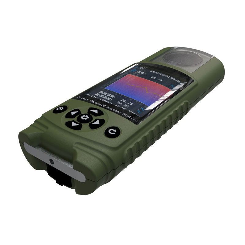 Anemometer supports SOS distress signals, GNSS positioning, and weather forecasting