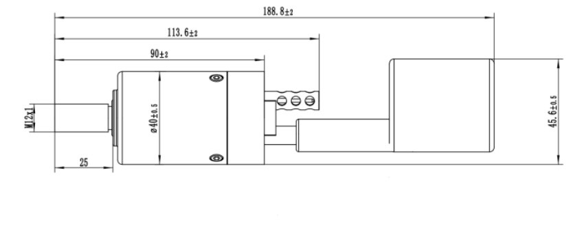 Conductivity, Temperature, Depth (CTD) Sensors Product Dimensions