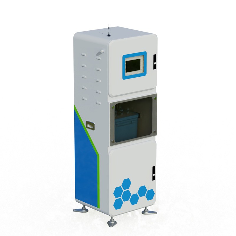 The water quality monitoring system enables 24/7 intelligent online monitoring of the water environment