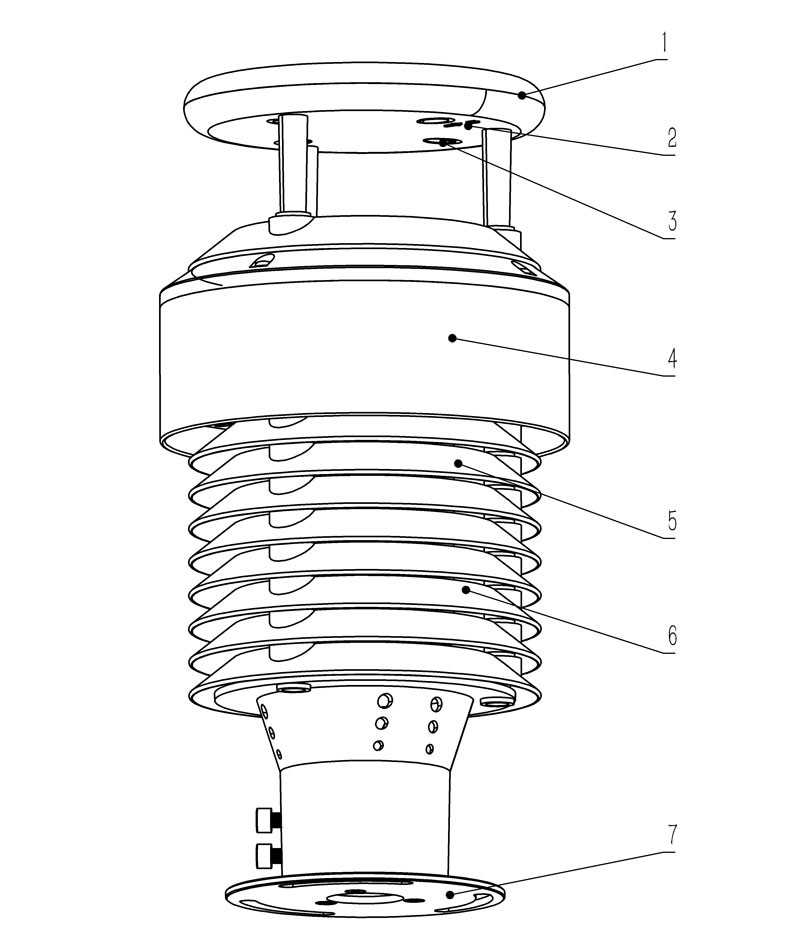 Atmospheric environment sensor Product Structure Diagram